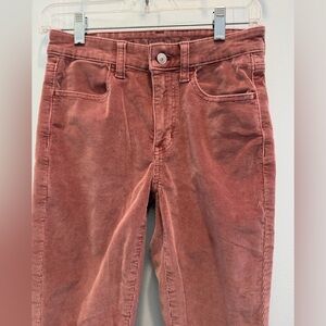 American Eagle Corduroy Hi-Rise Jegging Pants (like new)